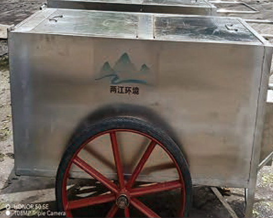 手推垃圾收集车